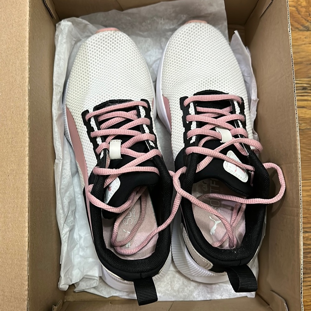 Puma pink athletic sneakers